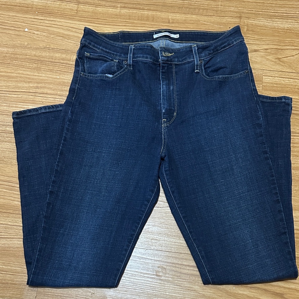 Dark Indigo Women's Straight Leg Jeans